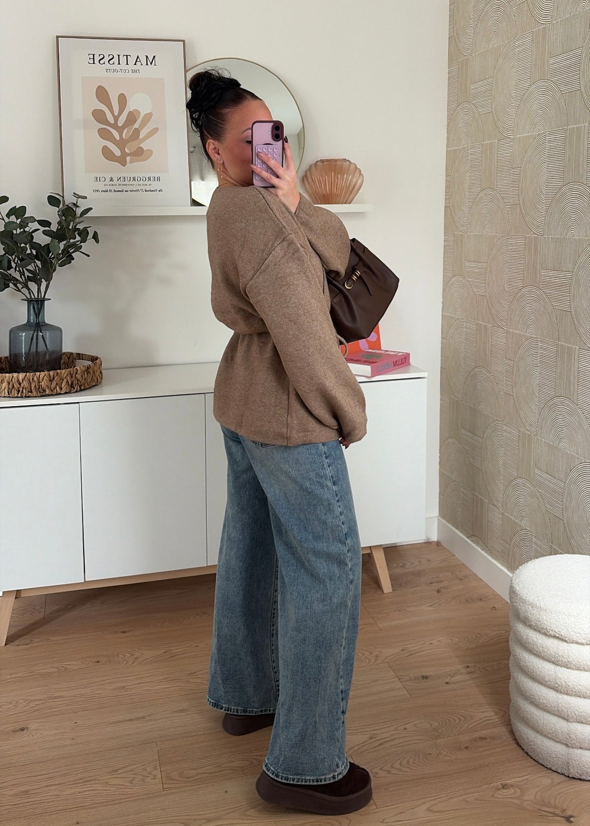 Kimono taupe - MAYA