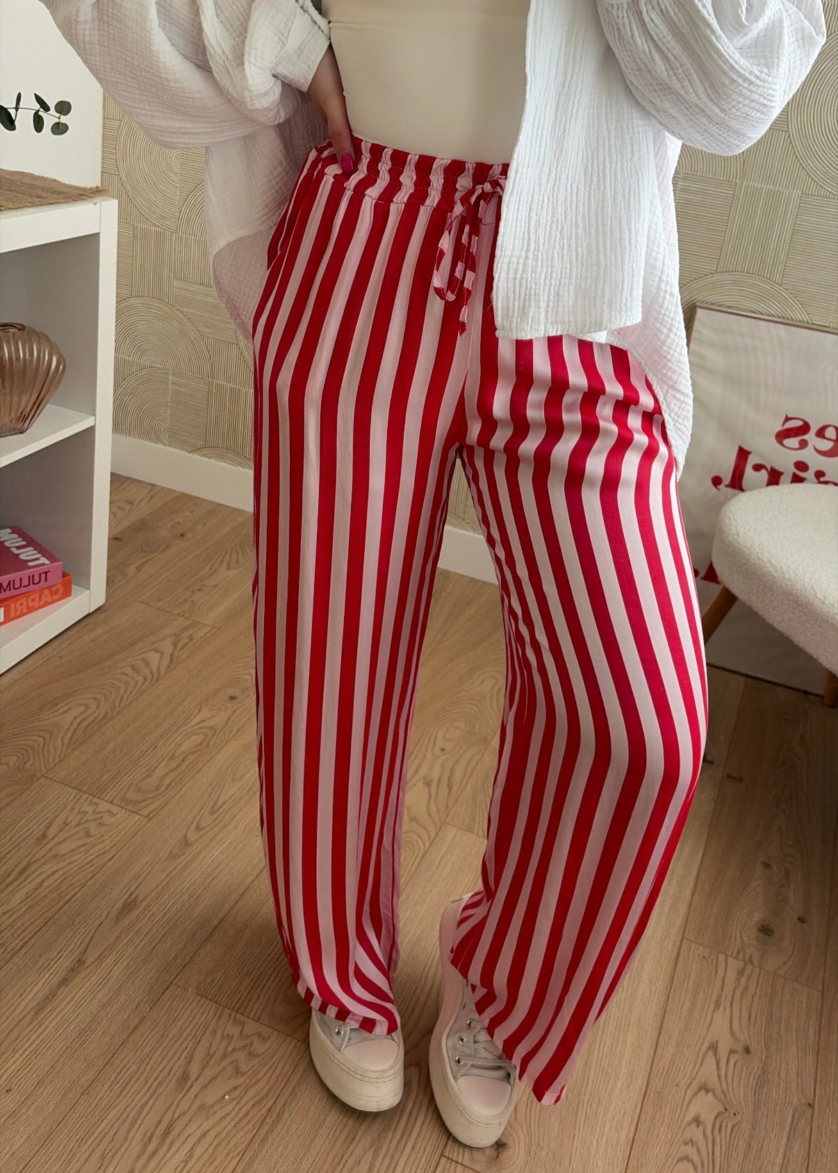 Pantalon à rayures R&R - HOLLY