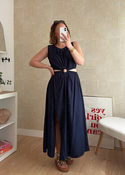 Robe longue navy - MARINA