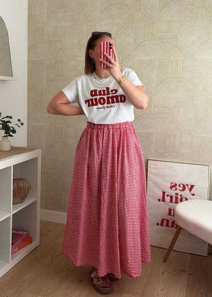 T-shirt club amour - ROJA