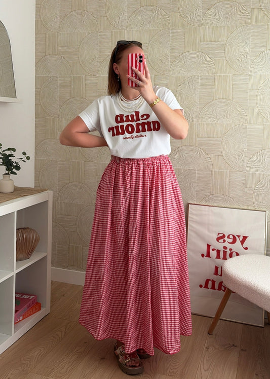 T-shirt club amour - ROJA