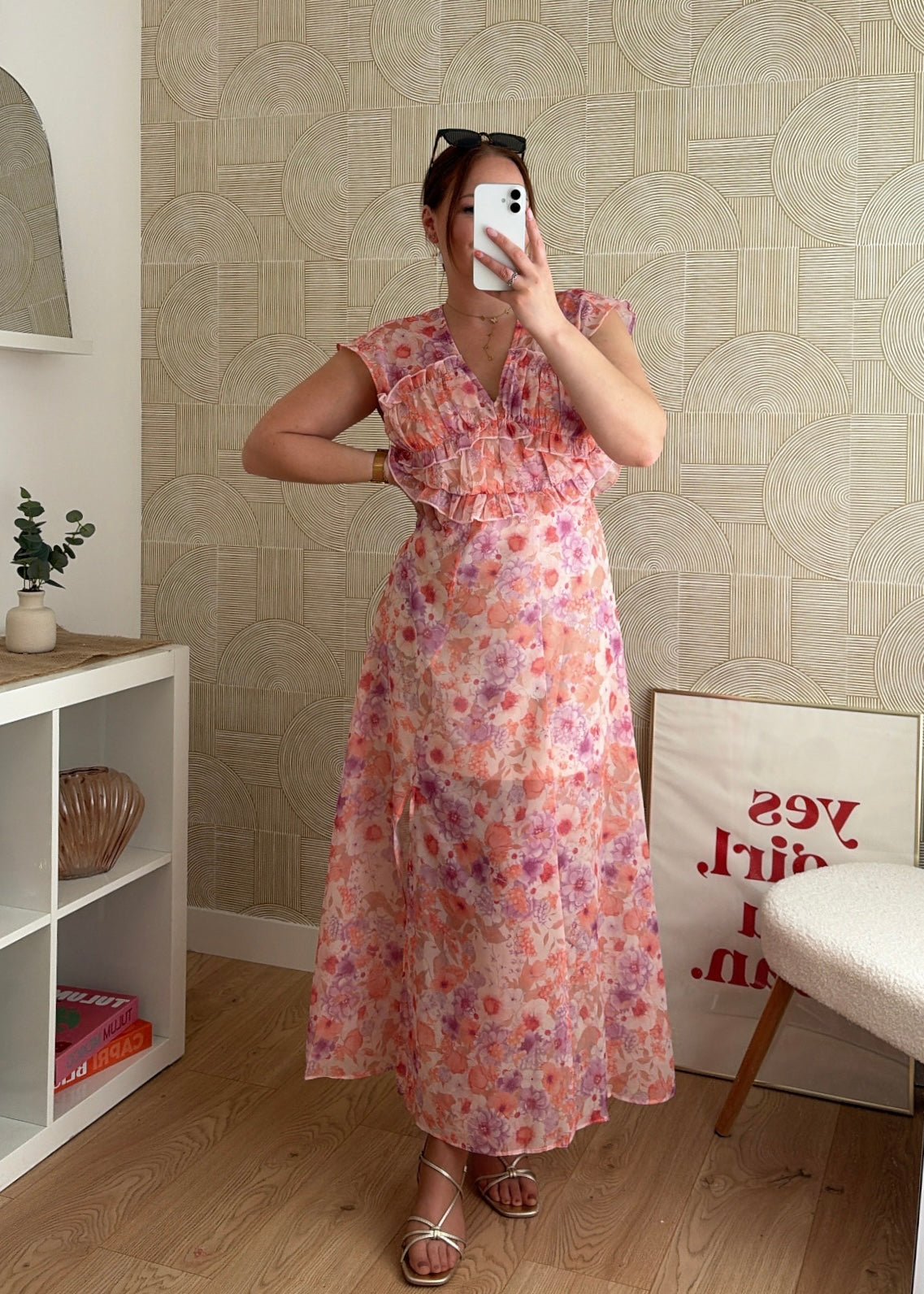 Robe longue purple - CARLA