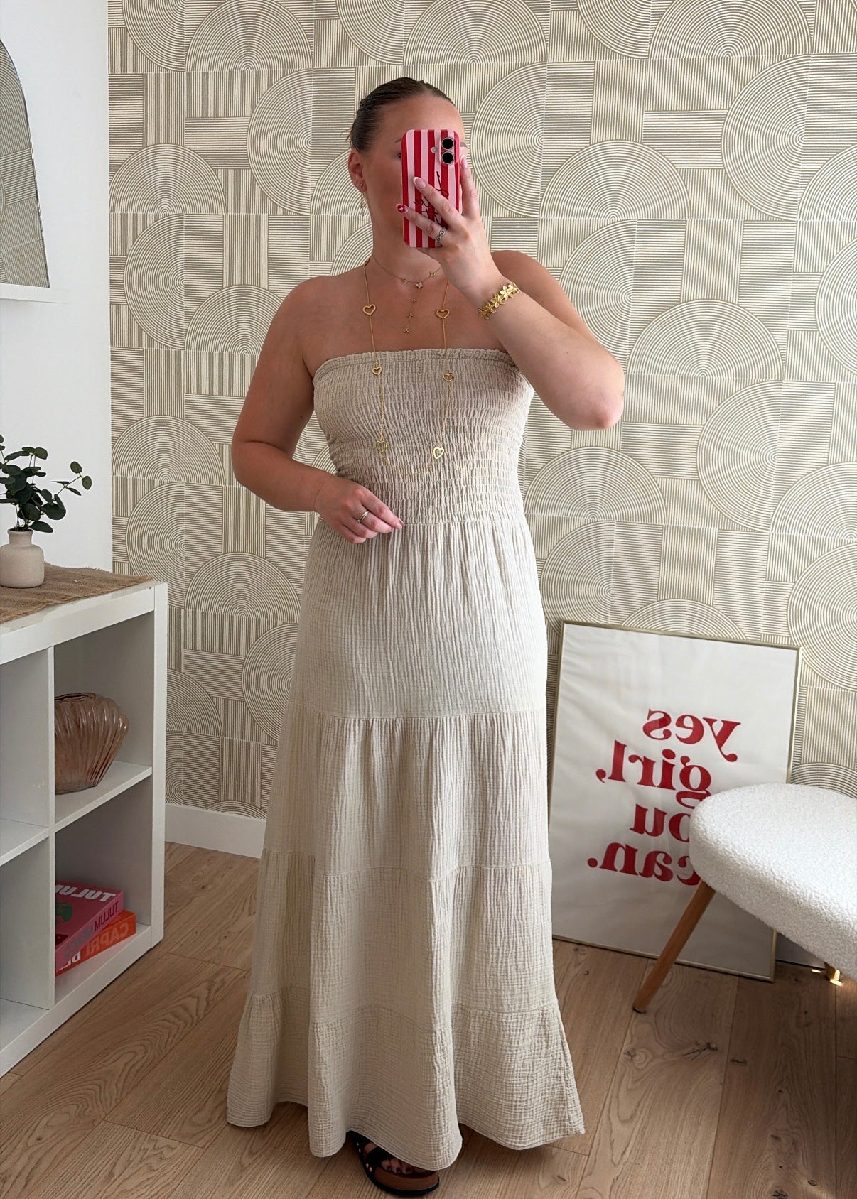 Robe bustier beige - MAËLYS