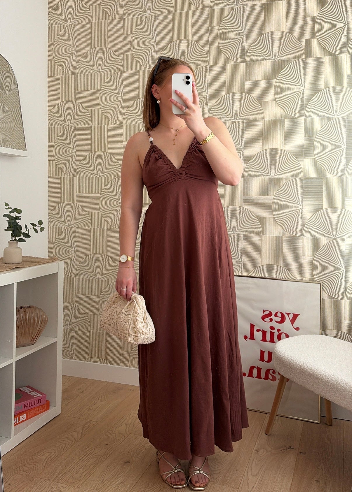Robe longue choco - JEWELL