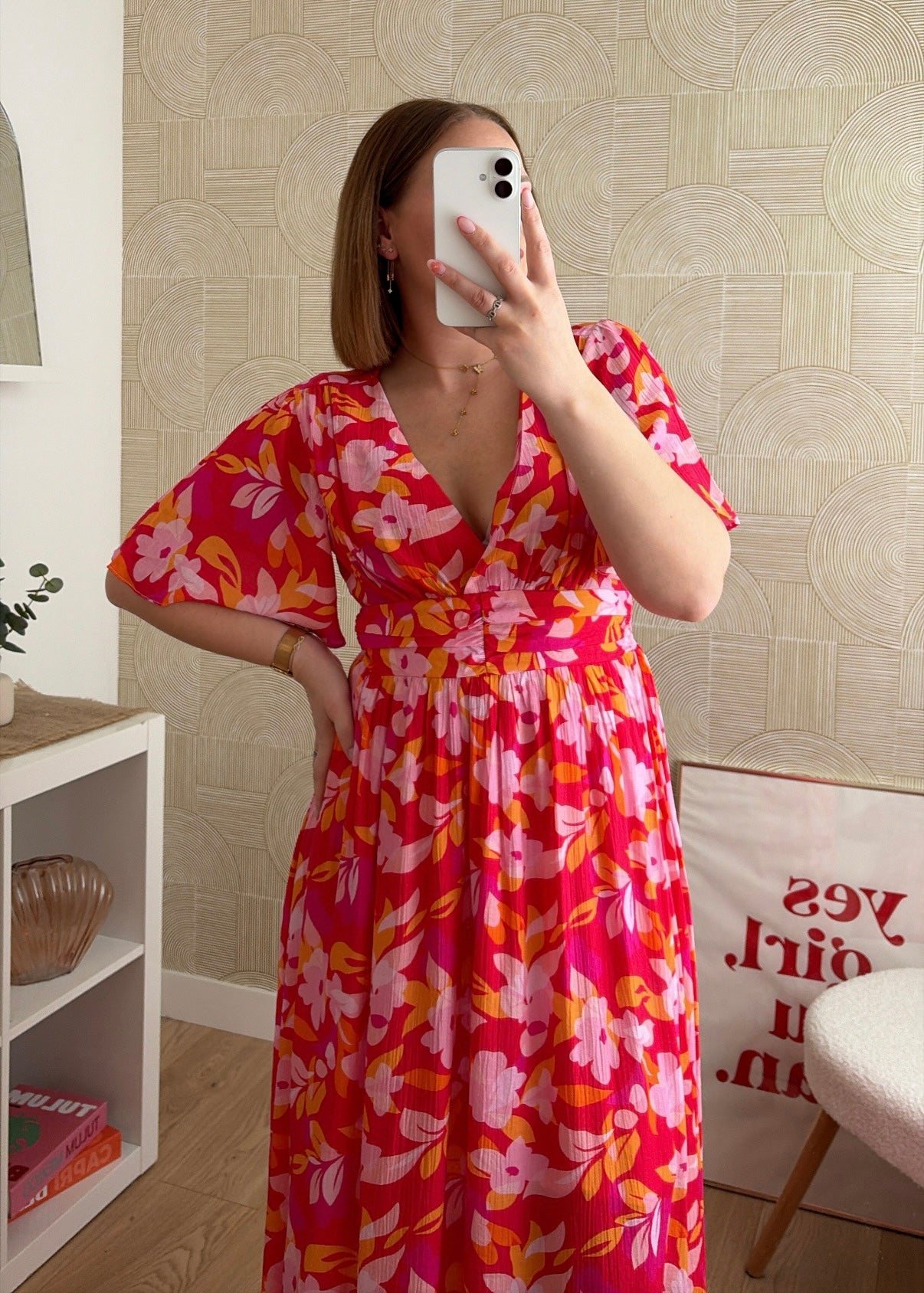 Robe longue fuchsia - BLOOM