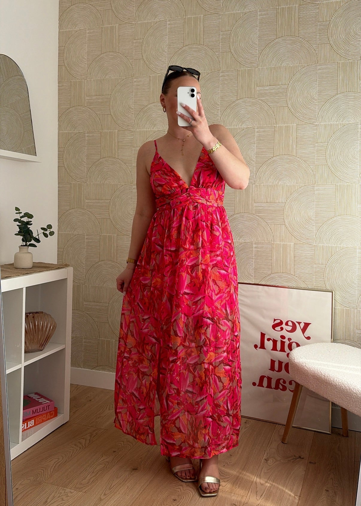 Robe longue rouge - NORAH