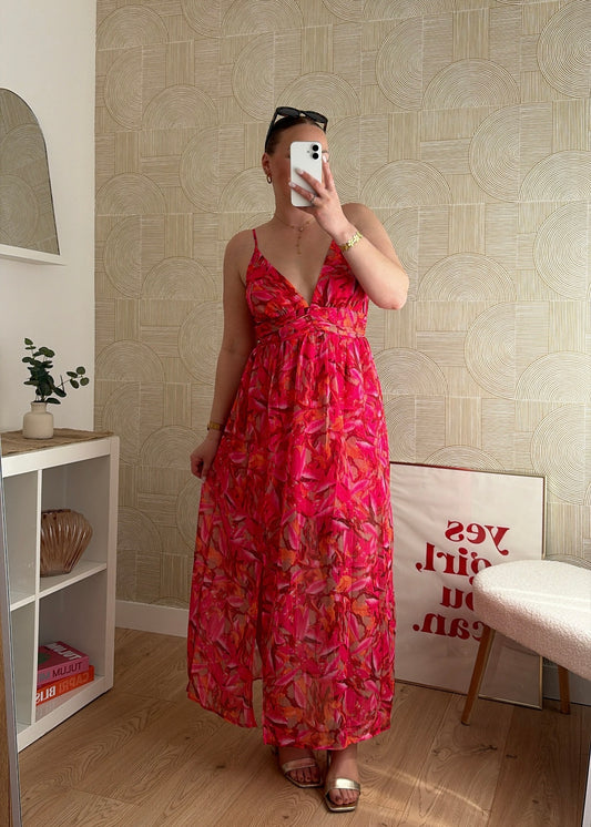 Robe longue rouge - NORAH