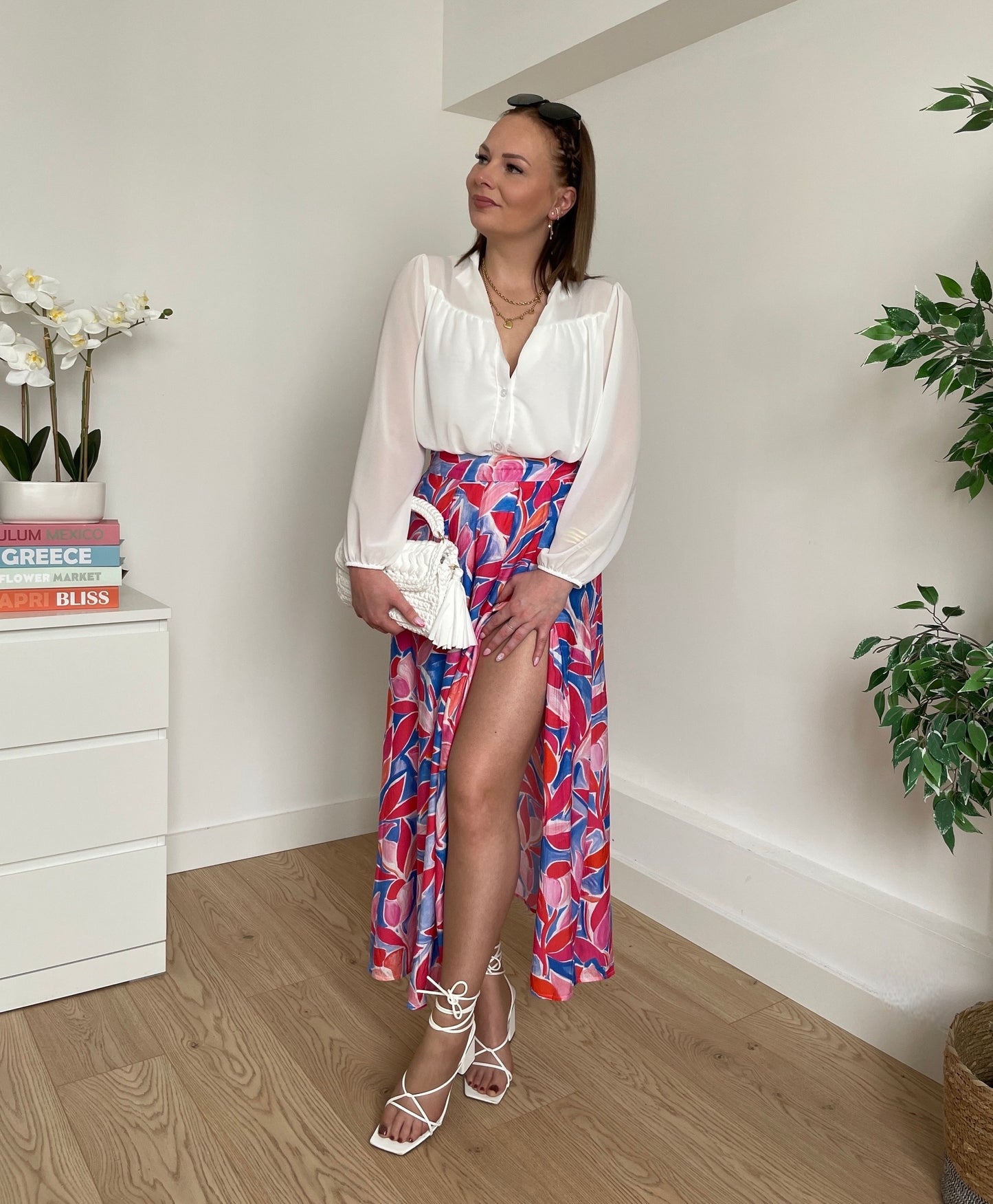 Chemise unie blanche SYMPTIA