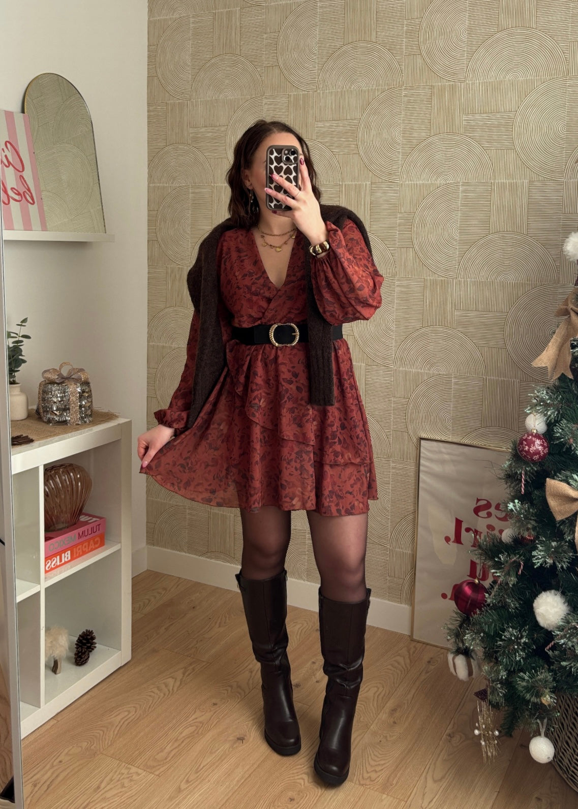 Robe cache-coeur - ORANGY