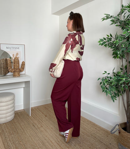 Pantalon burgundy - PHARELL