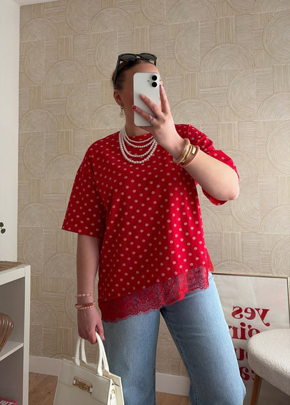Tee-shirt asymétrique - POIS