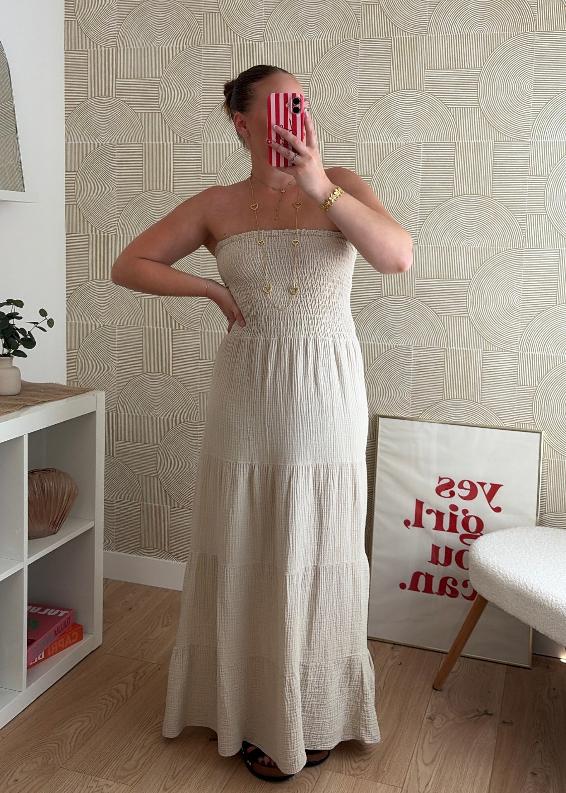 Robe bustier beige - MAËLYS