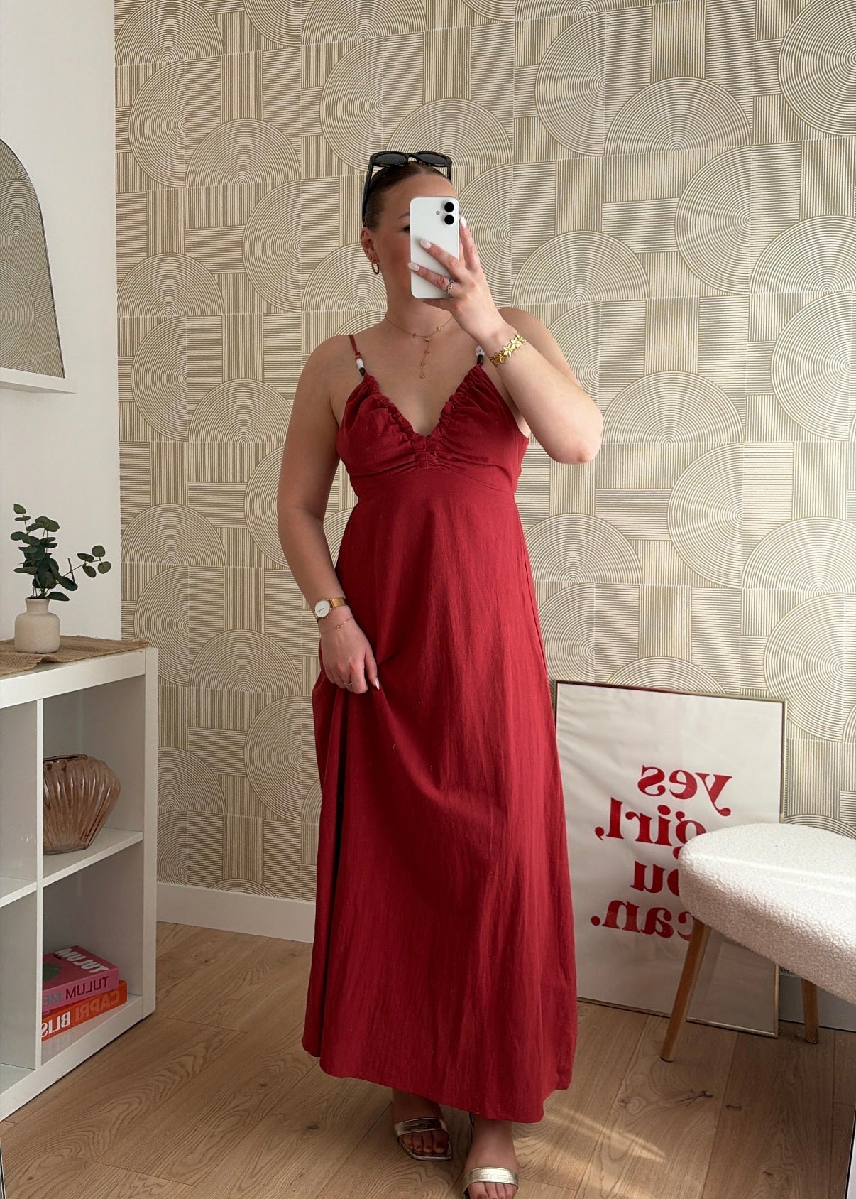 Robe longue rouille - JEWELL