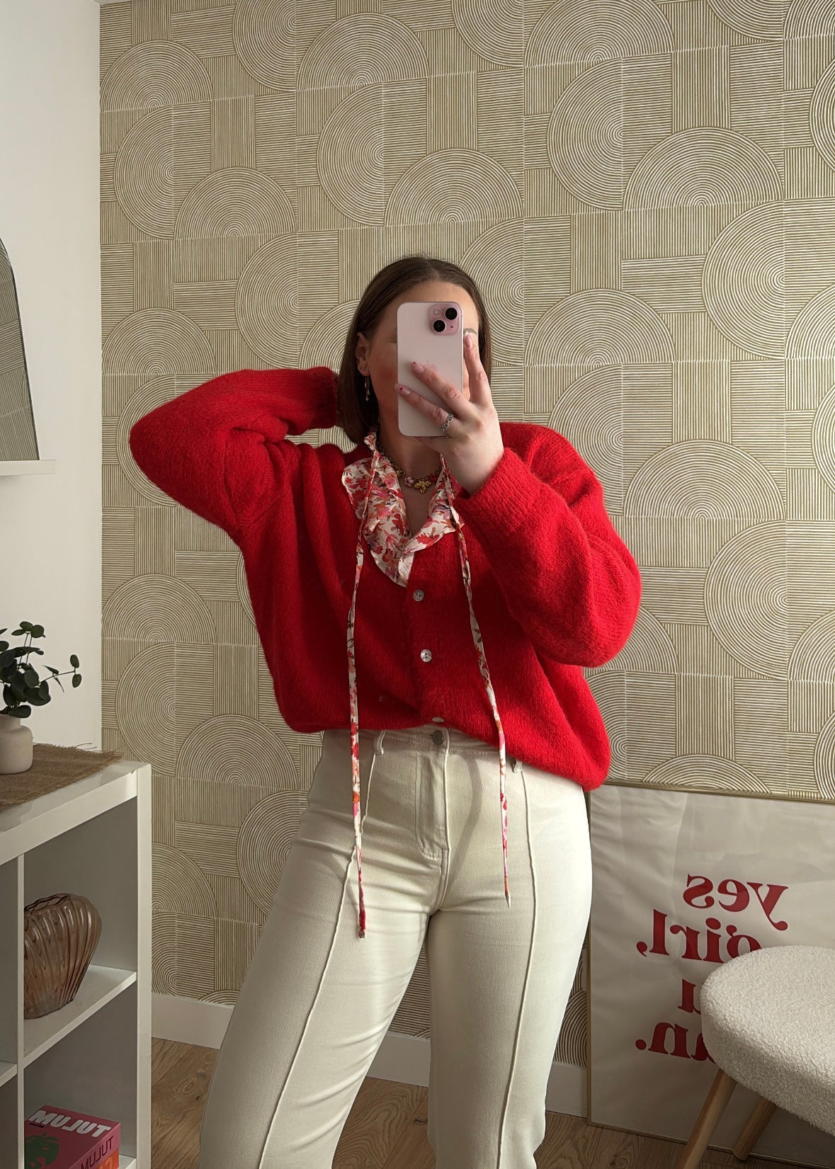 Gilet rouge - MOLLIE