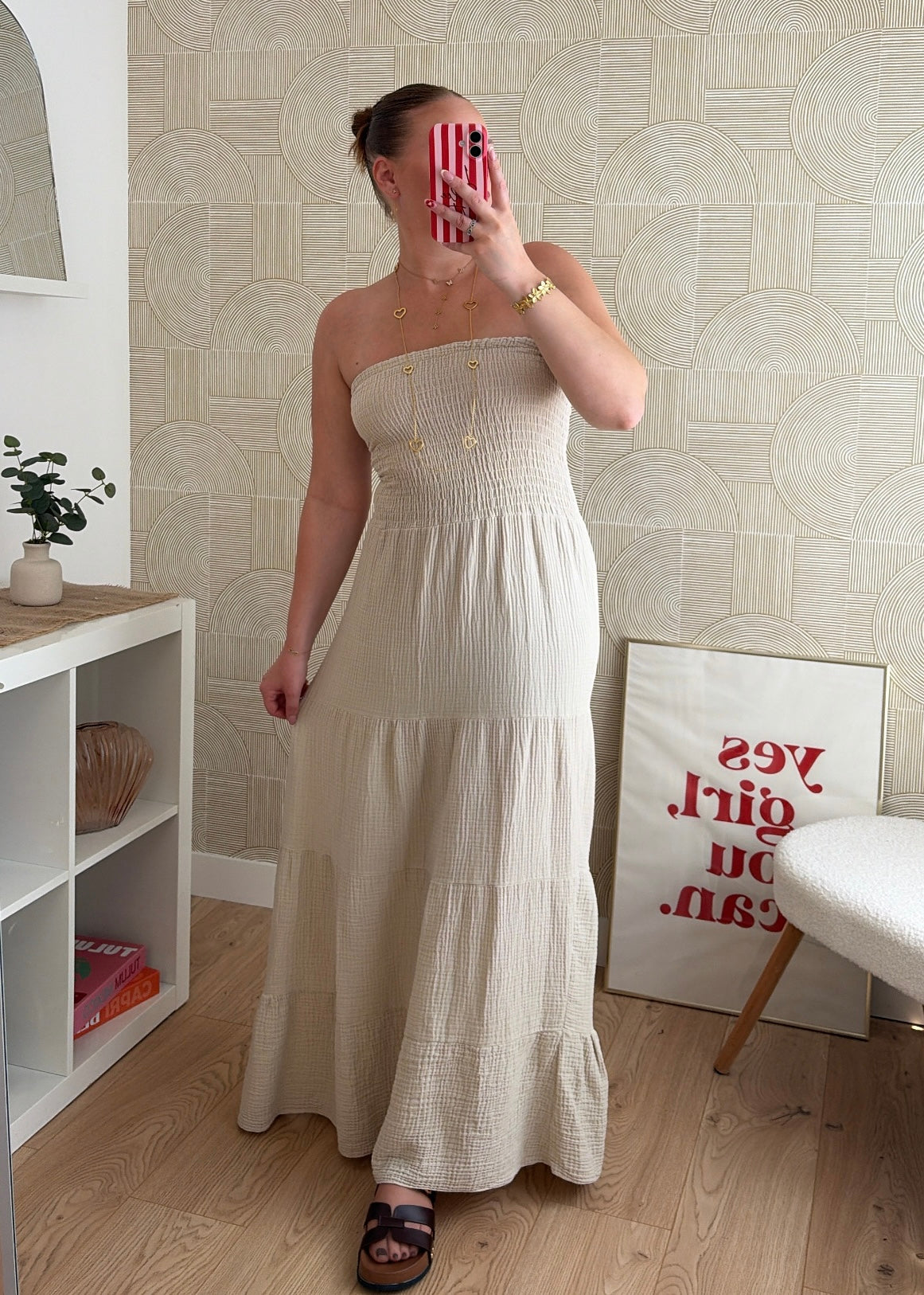 Robe bustier beige - MAËLYS