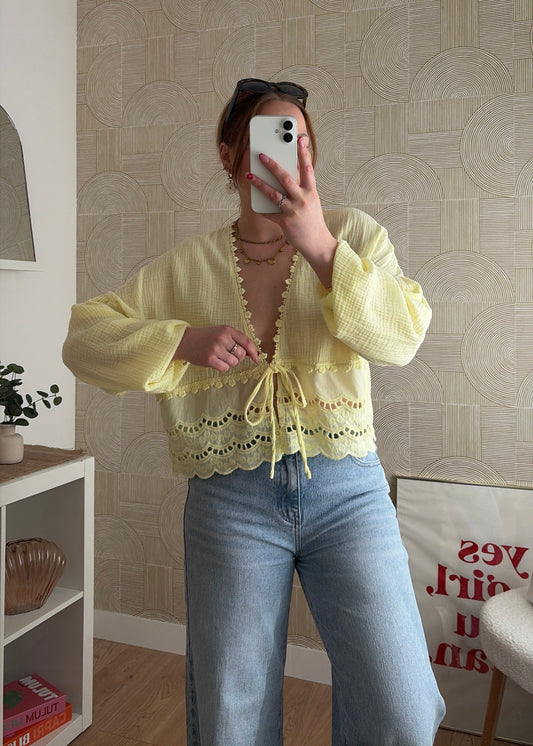 Blouse jaune - ESMERALDA