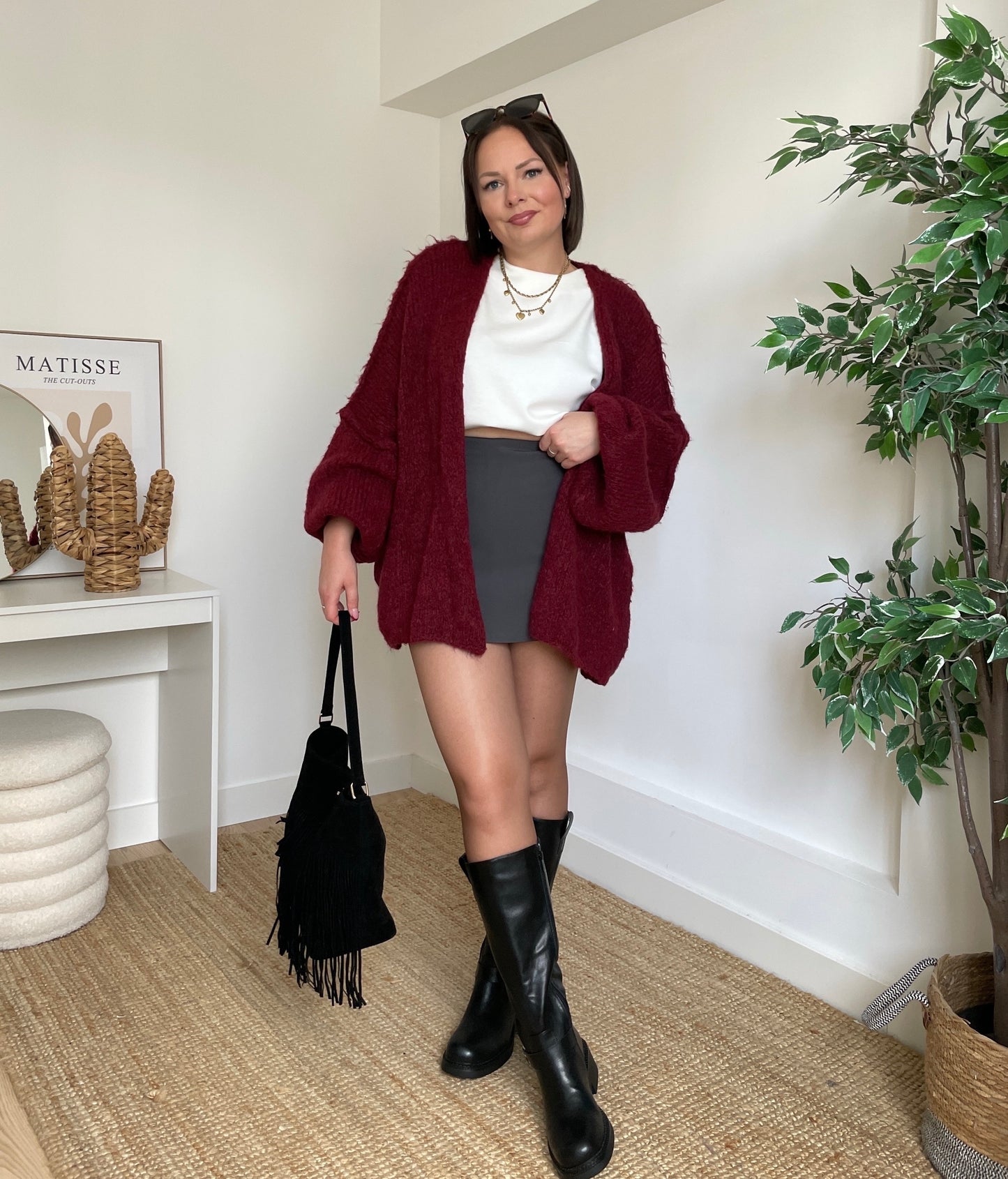 Gilet burgundy - NORA