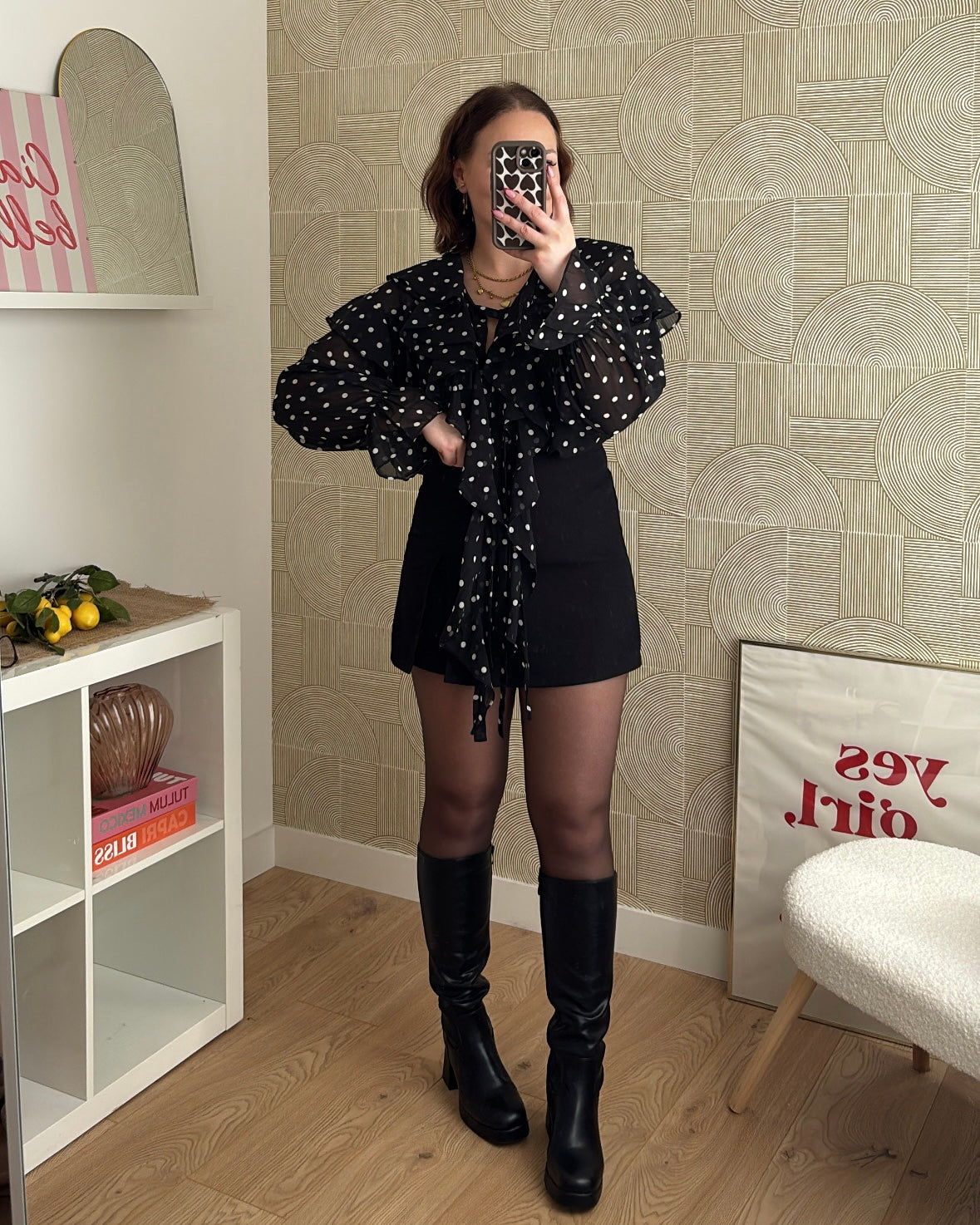 Blouse noire - SAMMIA