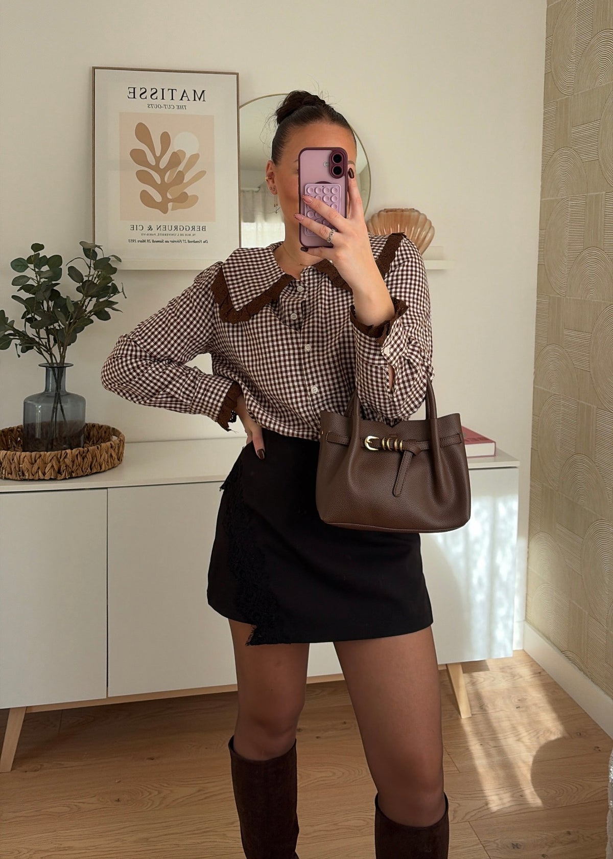 Chemisier choco - MATHILDA