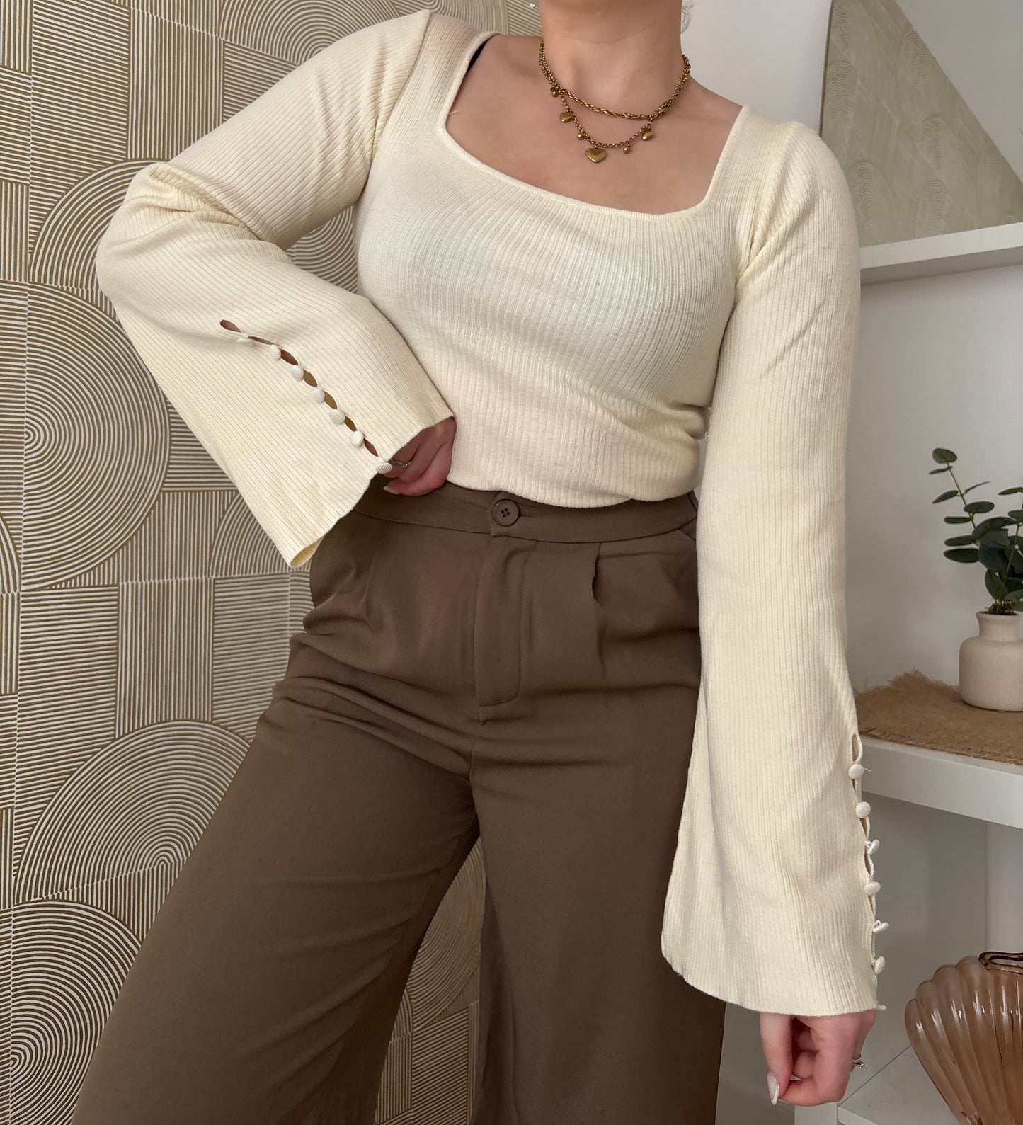 Maille à manches évasées - LUCCIANA