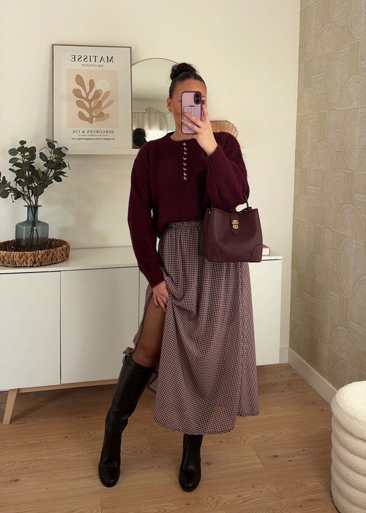 Pull bordeaux - LOVA