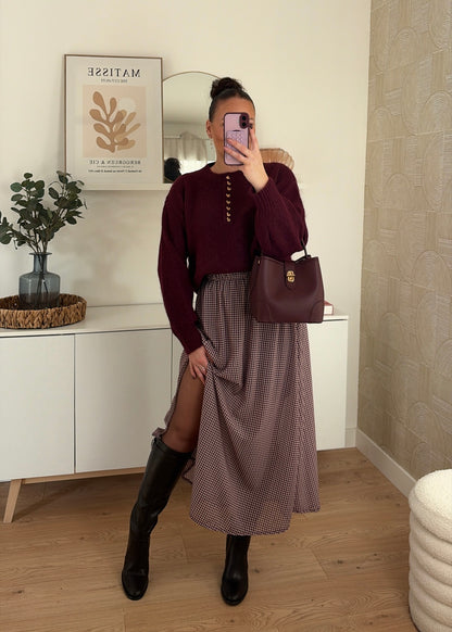 Pull bordeaux - LOVA