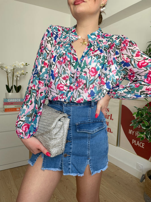 Chemise à motifs CATHERINE