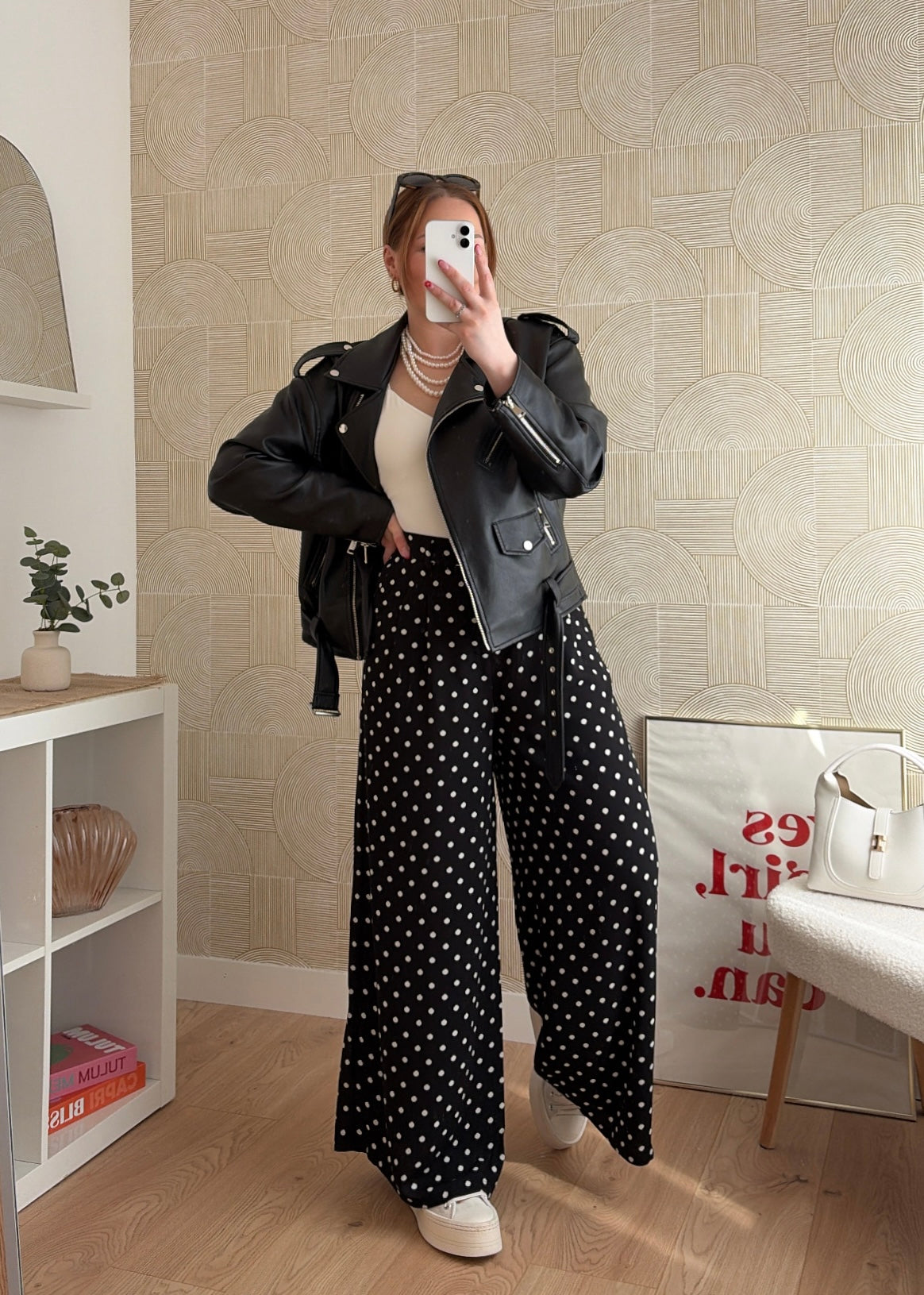 Pantalon noir - POIS