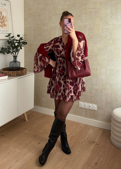 Robe bordeaux - LOUISA