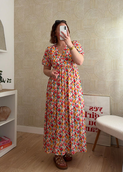 Robe longue fleurie - ROSALIE
