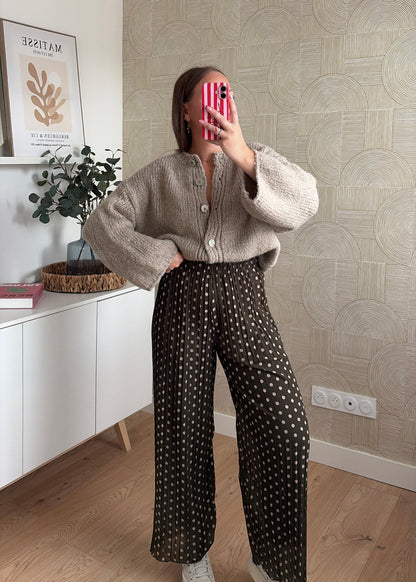 Cardigan maille beige - CLAUDIA