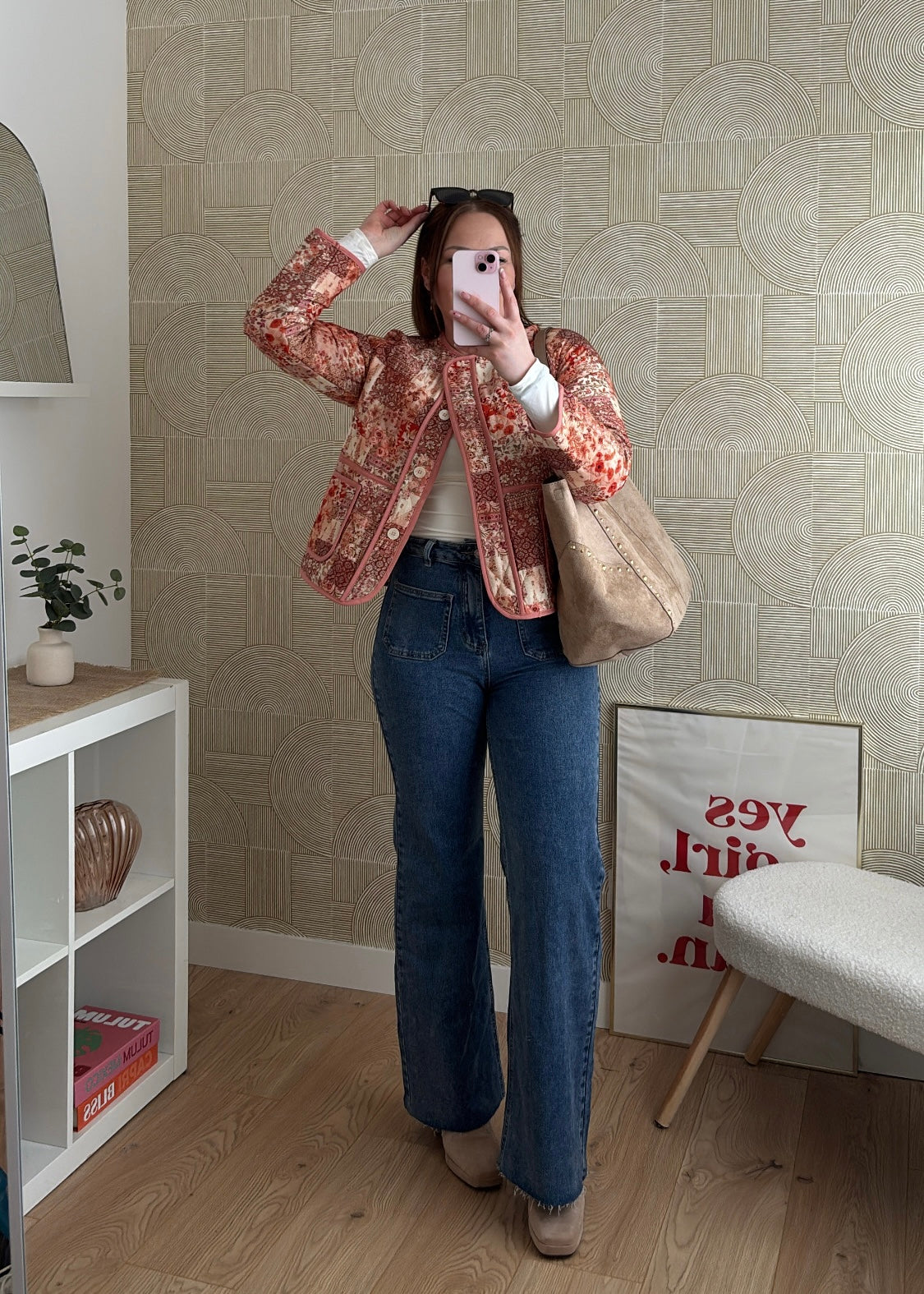 Veste fleurie - PATCHWORK