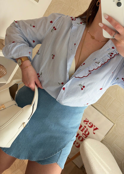 Chemise brodée - CHERRY