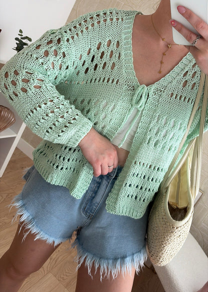 Short en jean effiloché - ORTY CLAIR