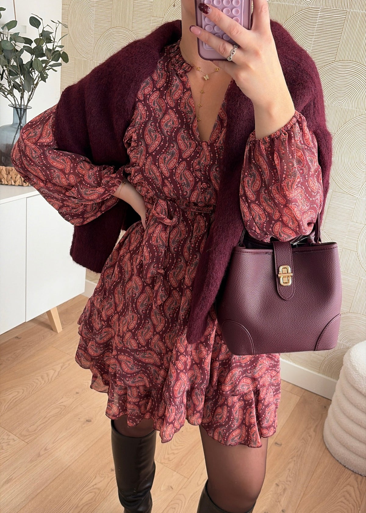 Robe courte imprimé - ROJA