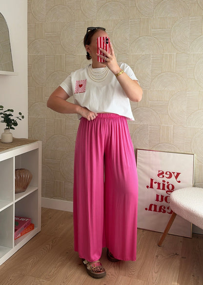 Pantalon fuchsia - PADDY