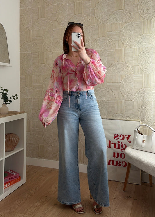 Blouse à fleurs - NARMIE