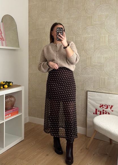 Jupe longue à pois - SHANE