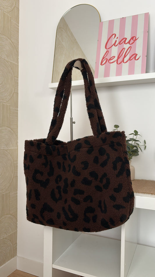 Tote bag marron - XXL