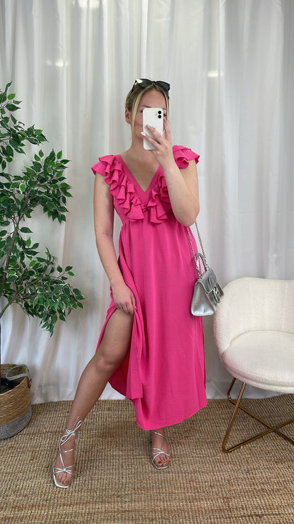 Robe longue rose - PITHA