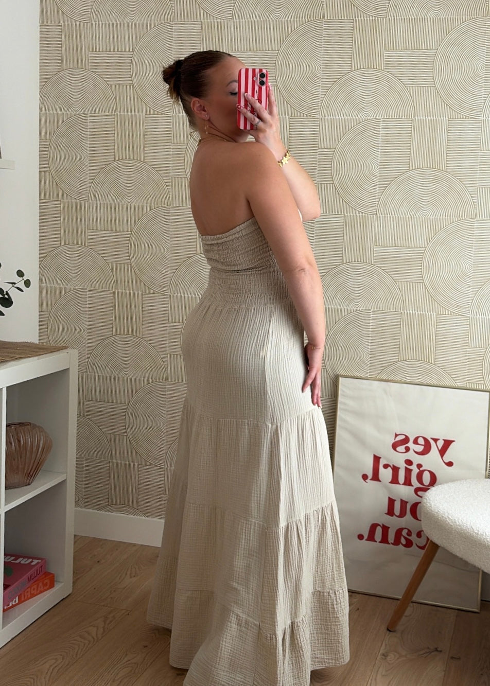 Robe bustier beige - MAËLYS