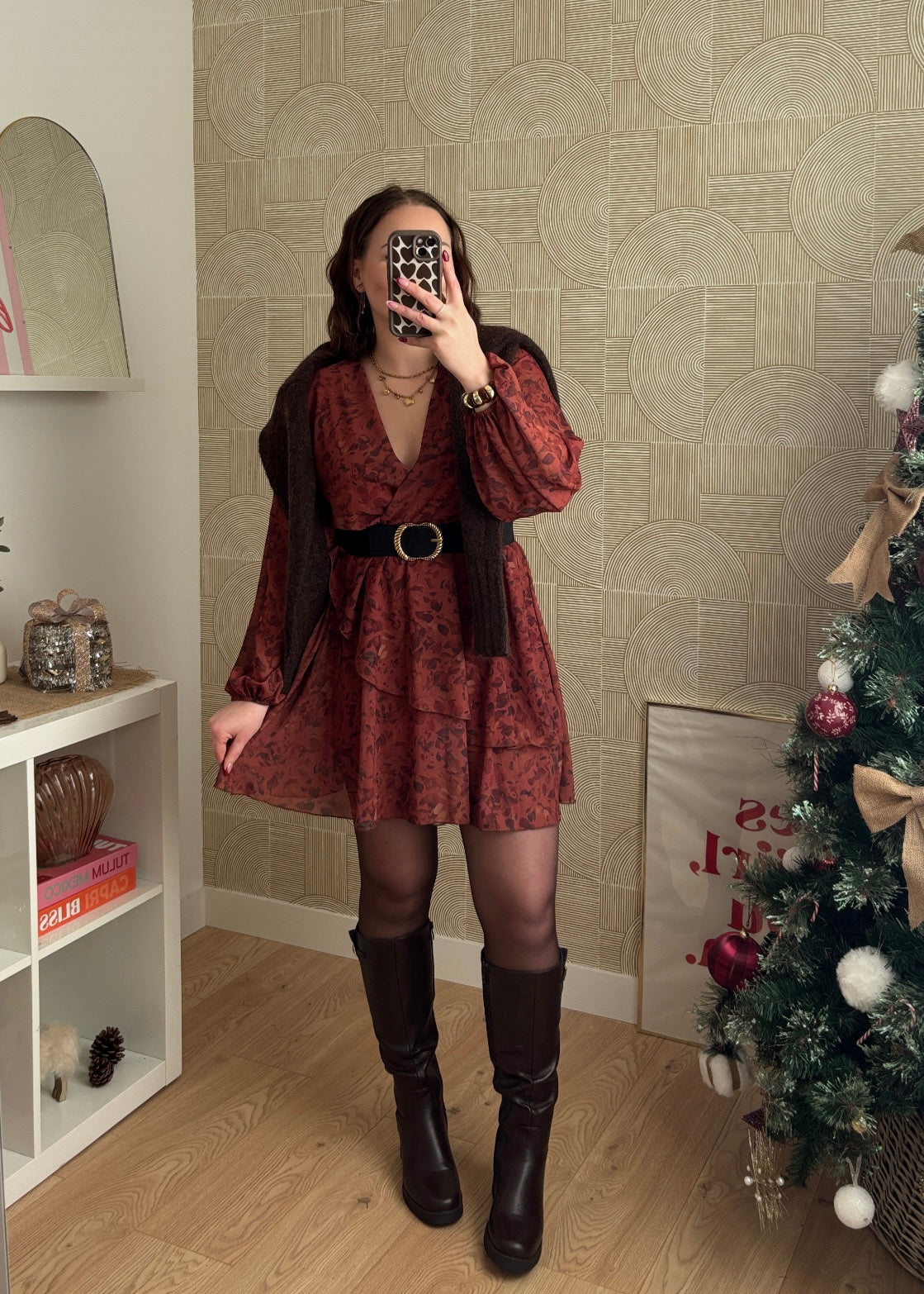 Robe cache-coeur - ORANGY