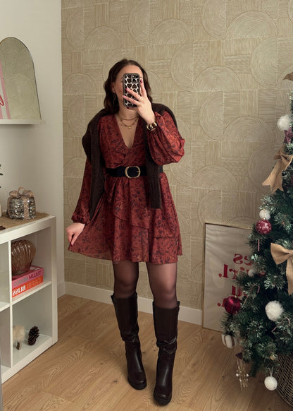 Robe cache-coeur - ORANGY