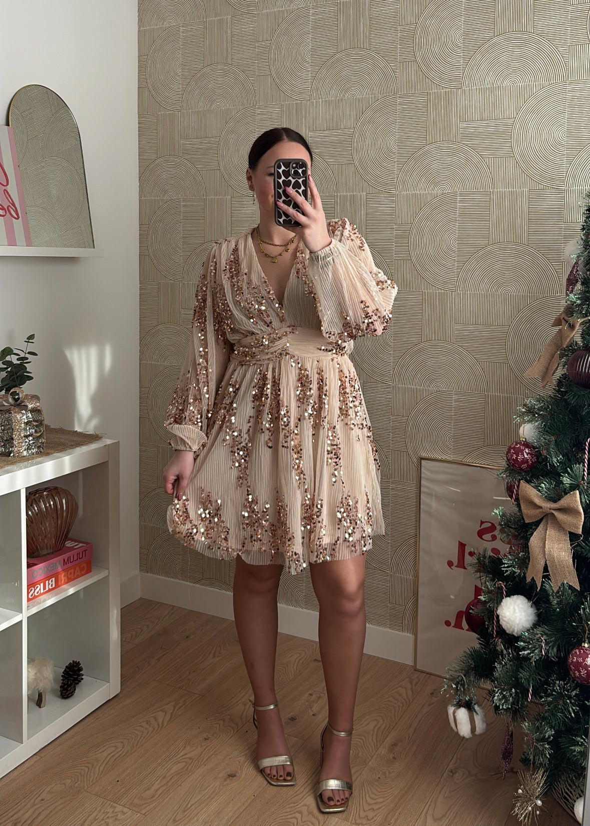 Robe gold "LA PETILLANTE"