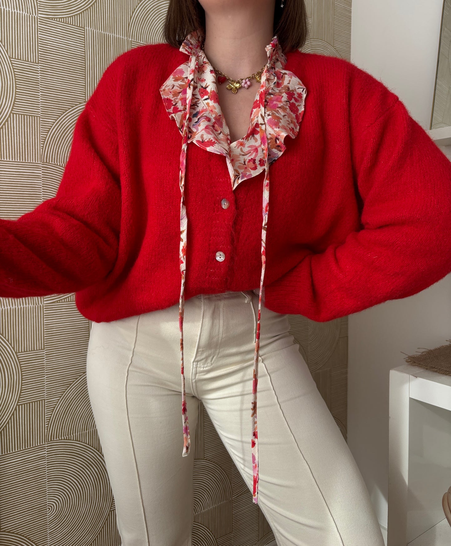 Gilet rouge - MOLLIE