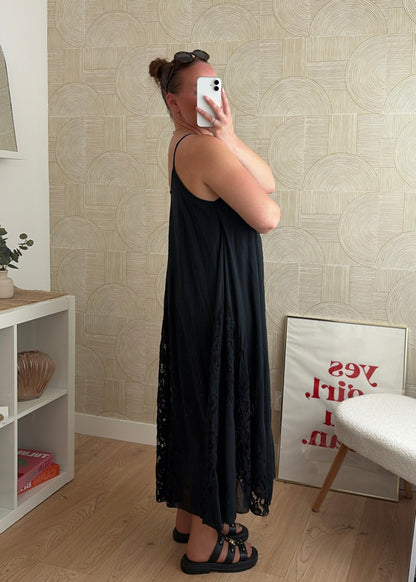 Robe dentelle noire - CALIPSO