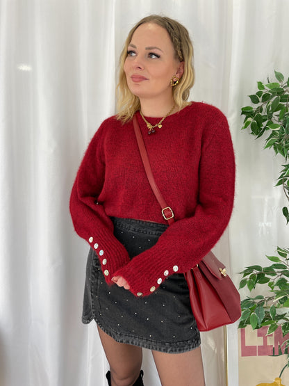 Pull bordeaux OLIVIA