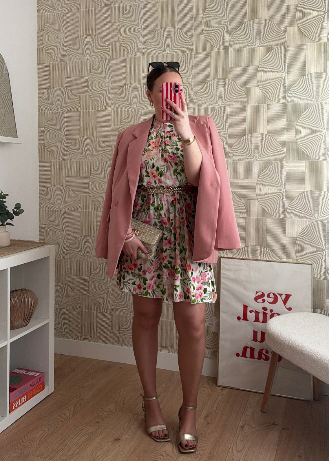 Robe courte rose - AGAPI