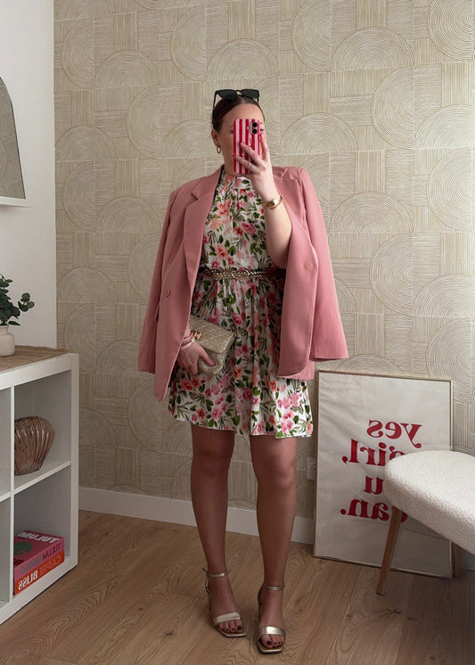Robe courte rose - AGAPI