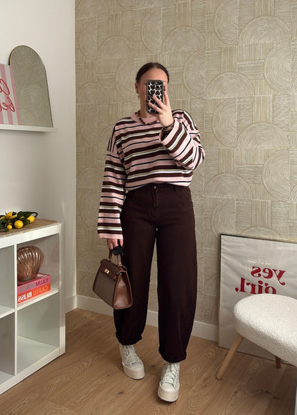 Jeans ballon choco - DIM